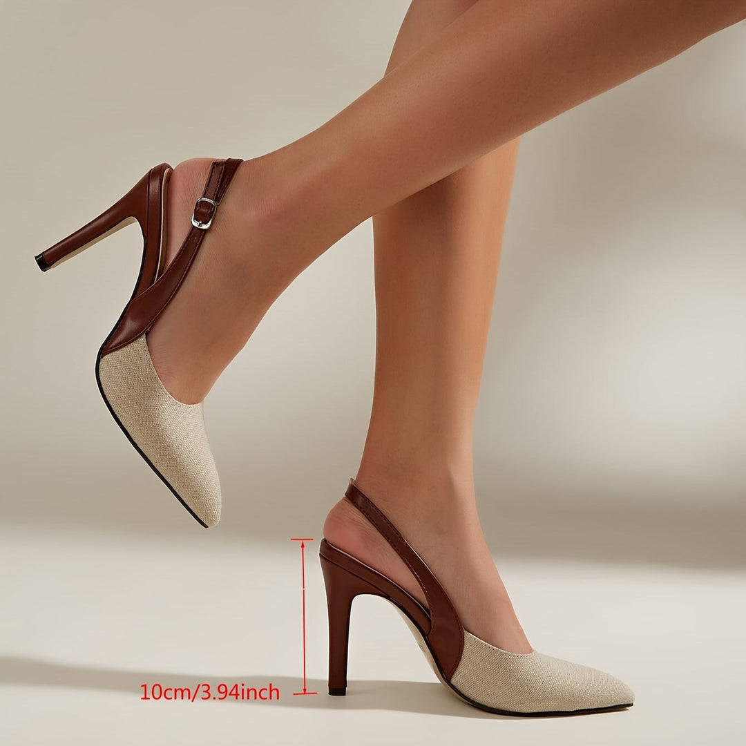 Amélie | Two-Tone Slingback Heels