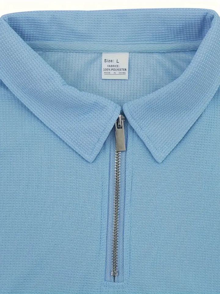 Bennett | Classic Zipper Shirt and Short Set