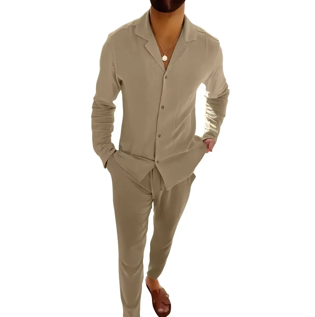 Wesley | Timeless Long Sleeve and Fitted Trouser Set