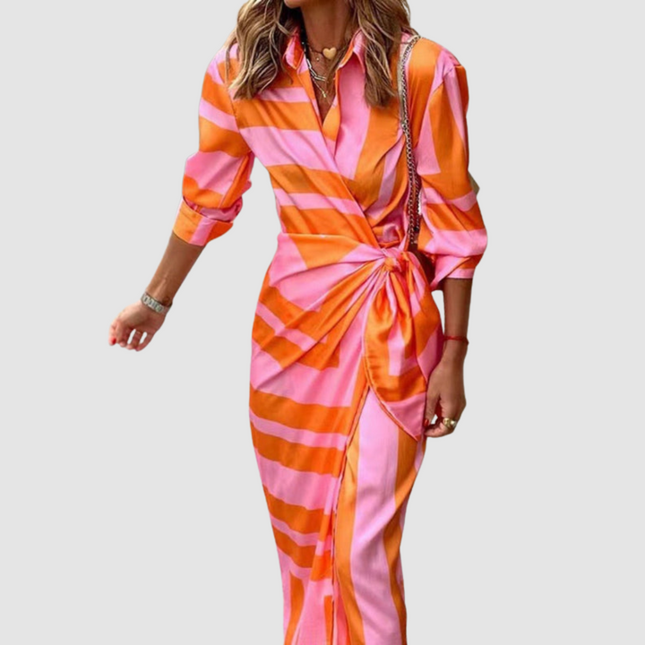 Maeve | Elegant Striped Dress