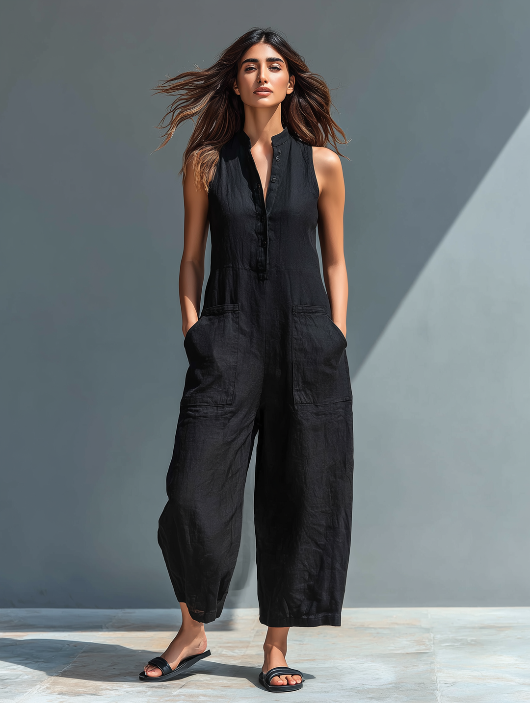 Giselle | Elegant Sleeveless Jumpsuit
