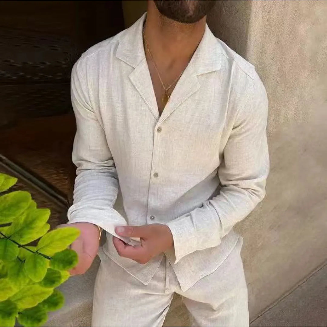Wesley | Timeless Long Sleeve and Fitted Trouser Set
