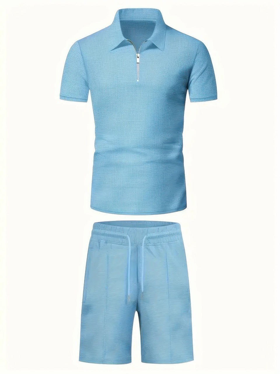 Bennett | Classic Zipper Shirt and Short Set