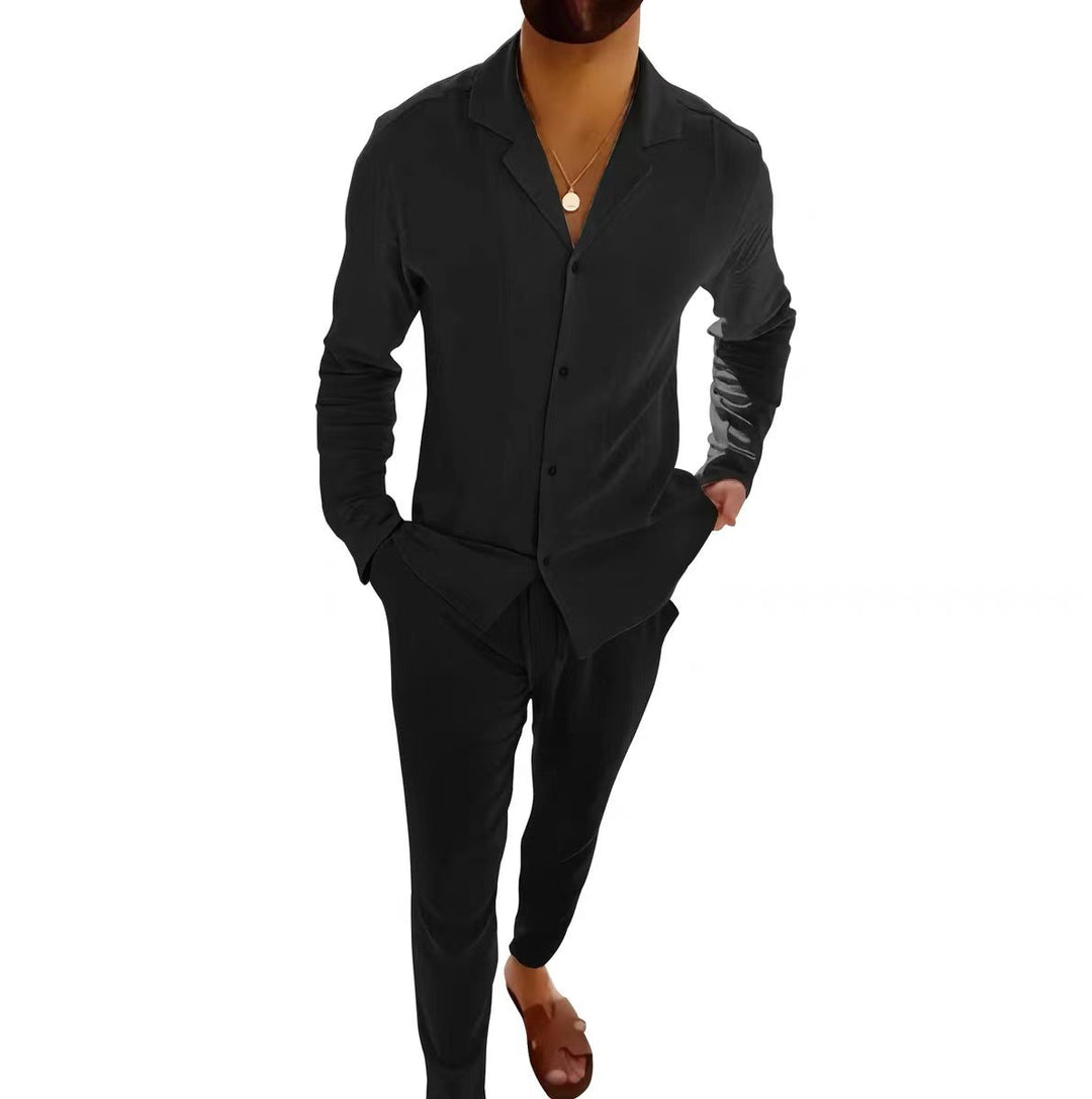Wesley | Timeless Long Sleeve and Fitted Trouser Set