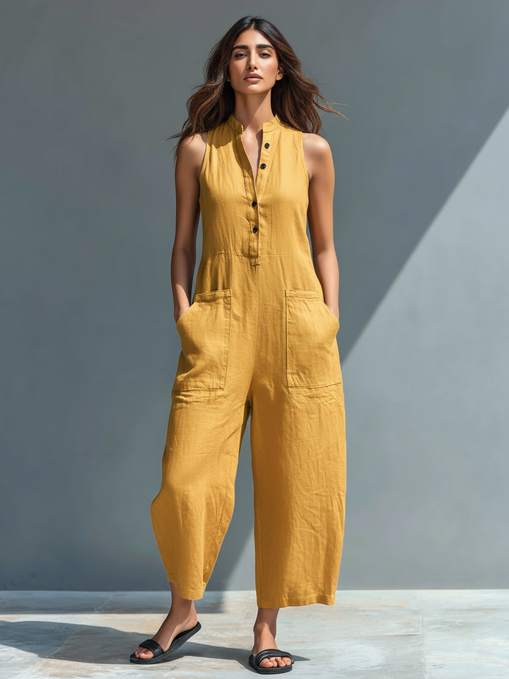 Giselle | Elegant Sleeveless Jumpsuit