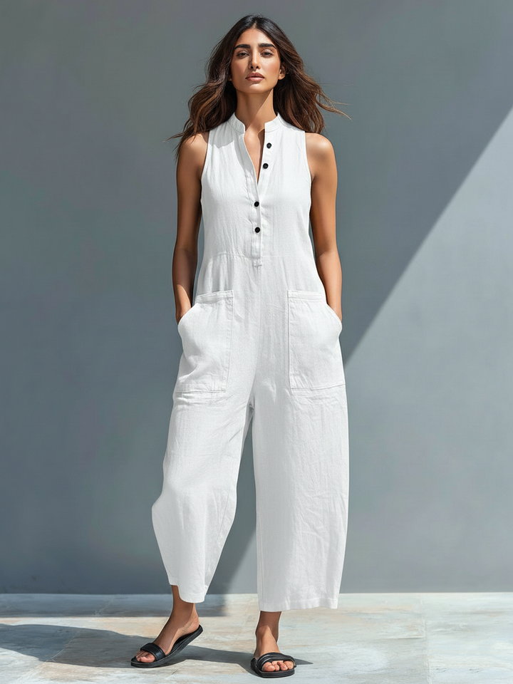 Giselle | Elegant Sleeveless Jumpsuit