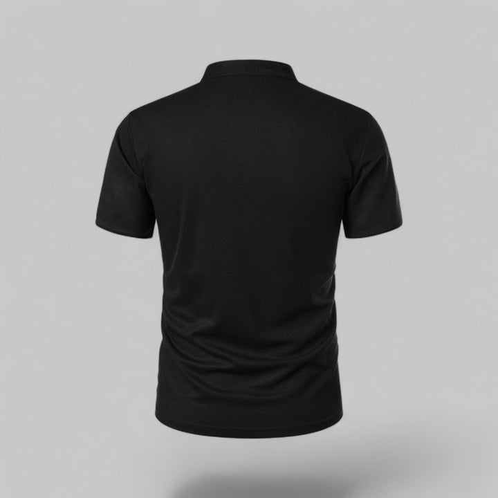 Louis | Collarless Polo Shirt