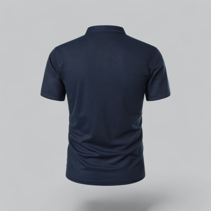 Louis | Collarless Polo Shirt