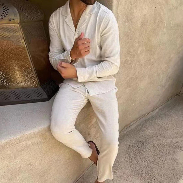 Wesley | Timeless Long Sleeve and Fitted Trouser Set