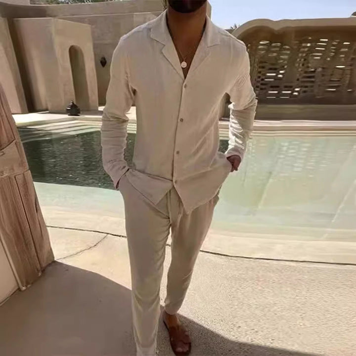 Wesley | Timeless Long Sleeve and Fitted Trouser Set