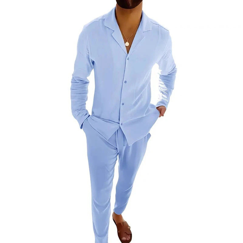 Wesley | Timeless Long Sleeve and Fitted Trouser Set
