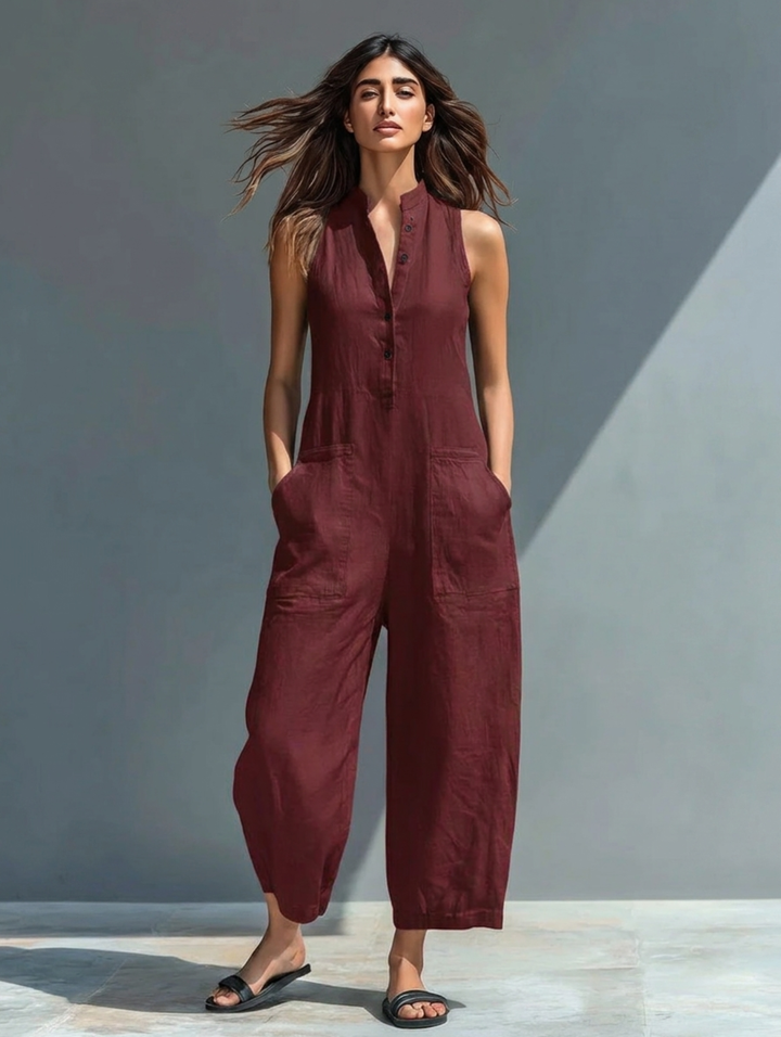 Giselle | Elegant Sleeveless Jumpsuit