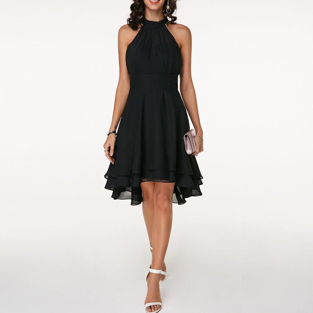 Violet | Ruffle Detail Mini Dress