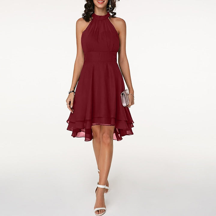 Violet | Ruffle Detail Mini Dress