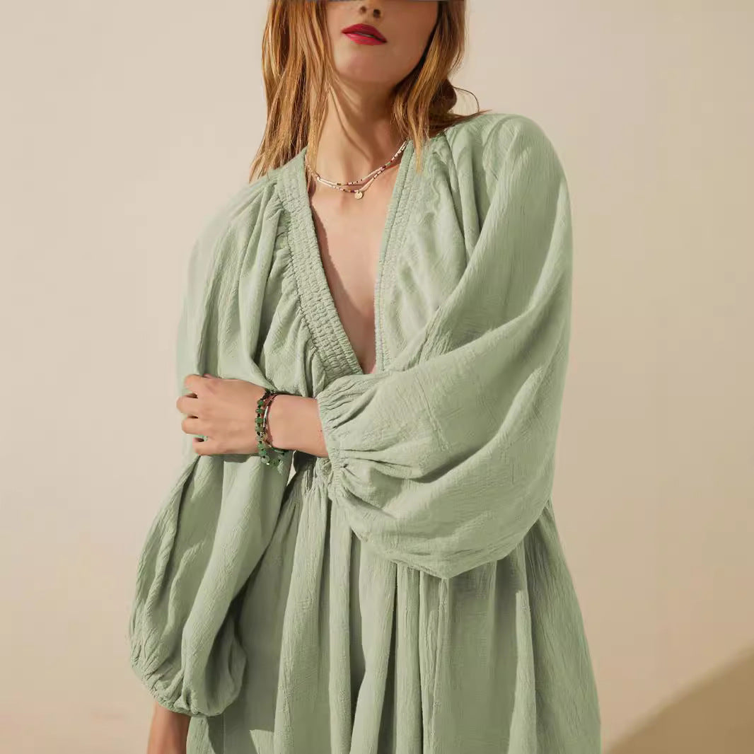 Sienna | V-Neck Mini Dress