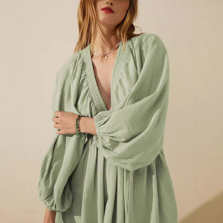 Sienna | V-Neck Mini Dress