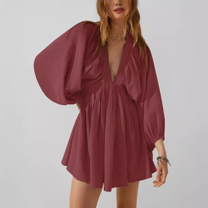 Sienna | V-Neck Mini Dress