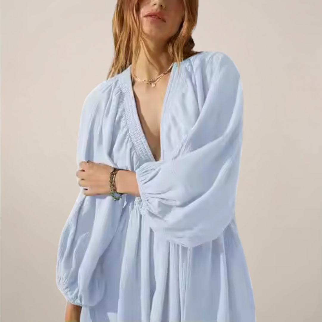 Sienna | V-Neck Mini Dress