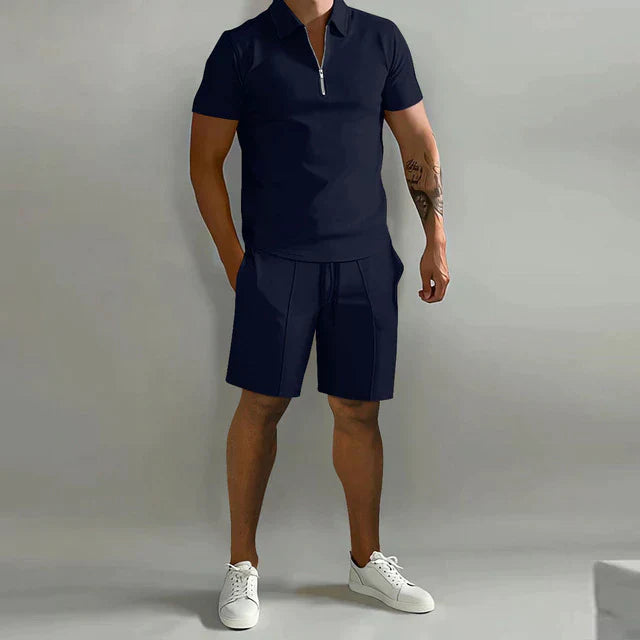 Callum | Stylish Polo and Shorts Two-Piece Set