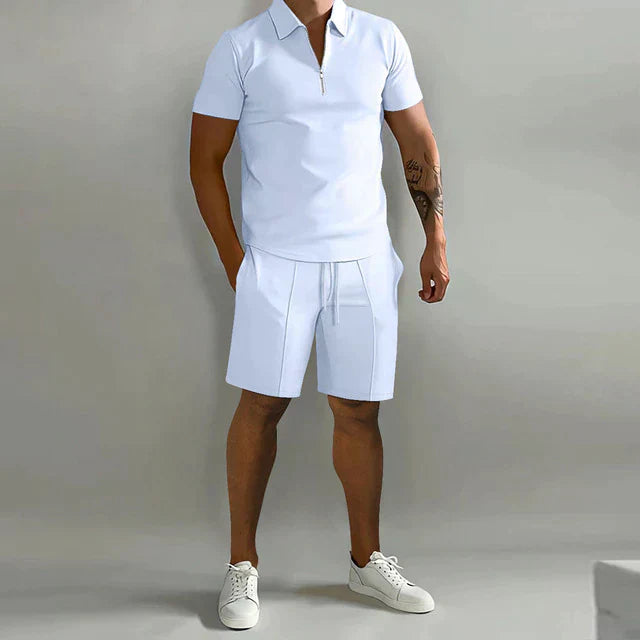 Callum | Stylish Polo and Shorts Two-Piece Set