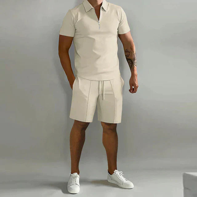 Callum | Stylish Polo and Shorts Two-Piece Set