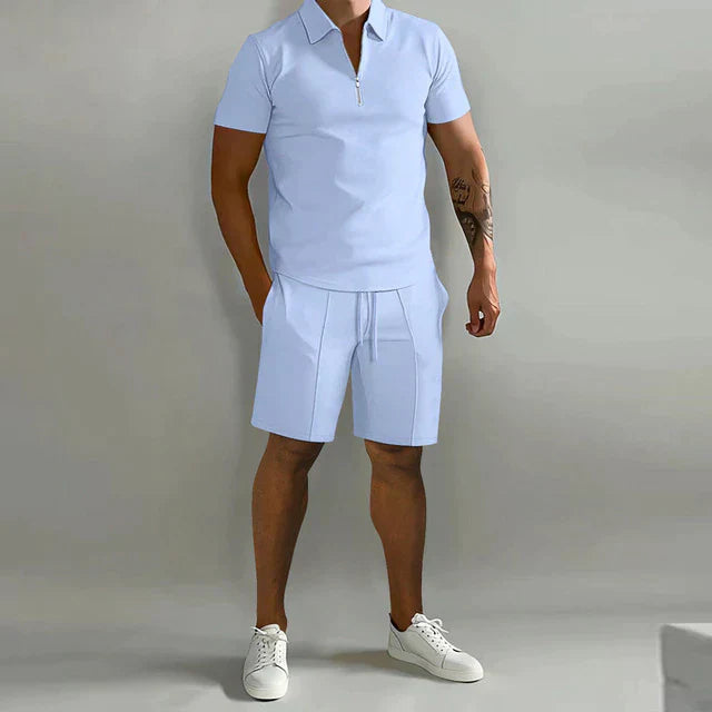 Callum | Stylish Polo and Shorts Two-Piece Set