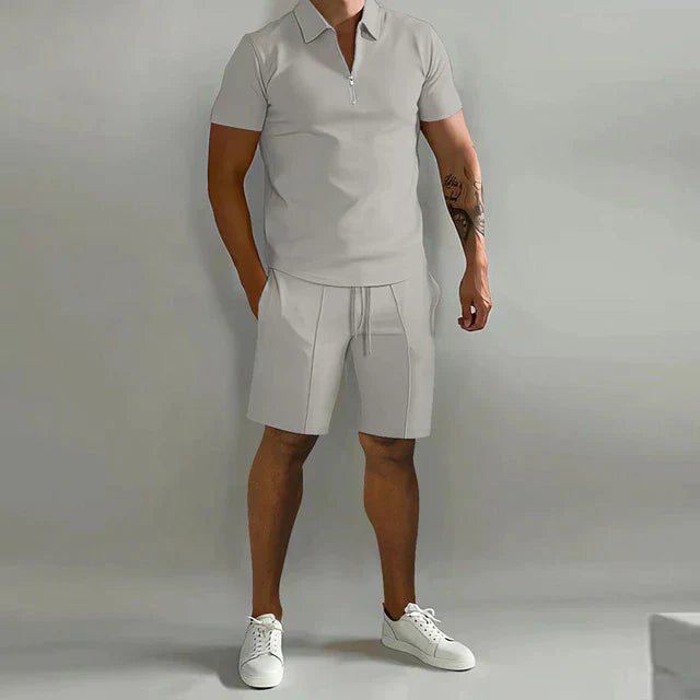 Callum | Stylish Polo and Shorts Two-Piece Set