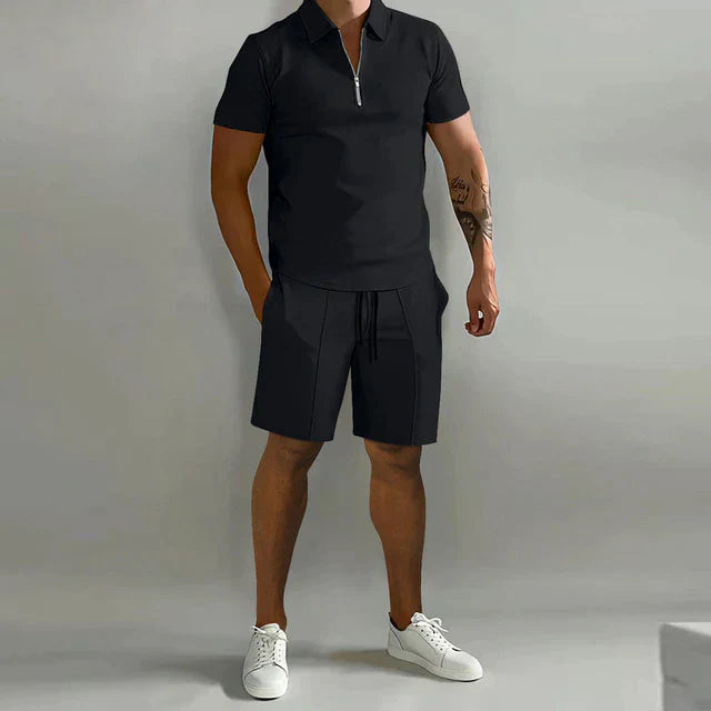 Callum | Stylish Polo and Shorts Two-Piece Set