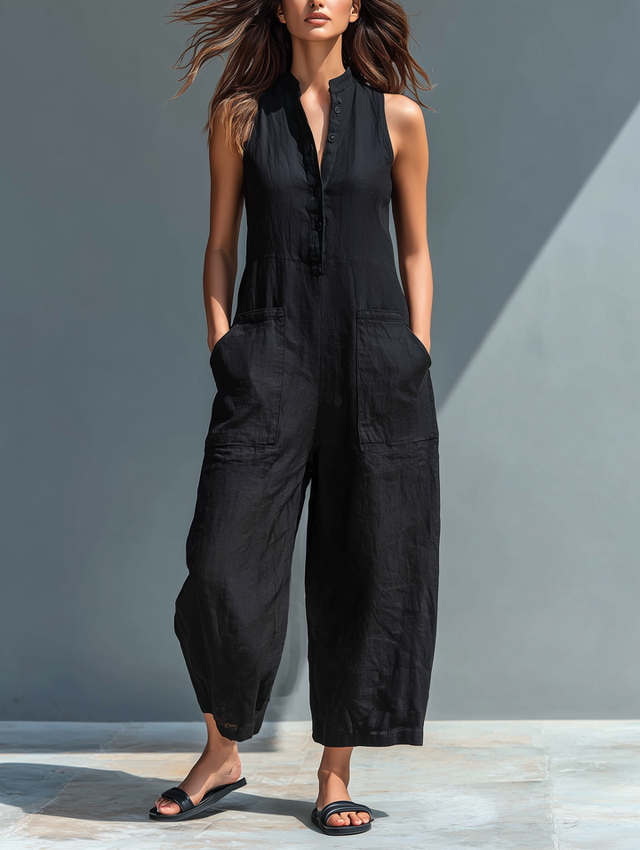 Giselle | Elegant Sleeveless Jumpsuit