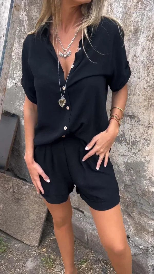 Roselyn | Breezy Buttoned Set