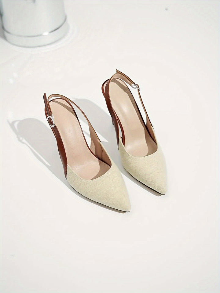 Amélie | Two-Tone Slingback Heels