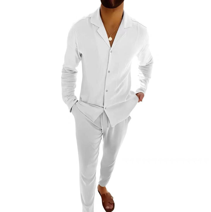 Wesley | Timeless Long Sleeve and Fitted Trouser Set