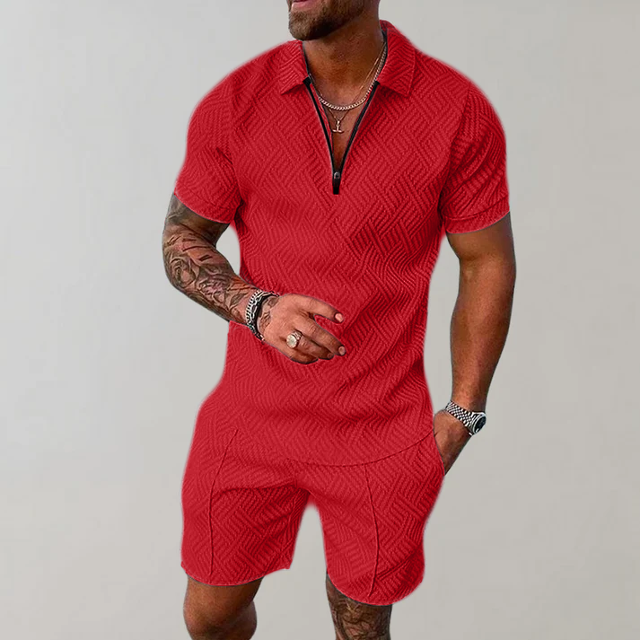 Ashton | Stylish Casual Polo Shirt and Shorts Set