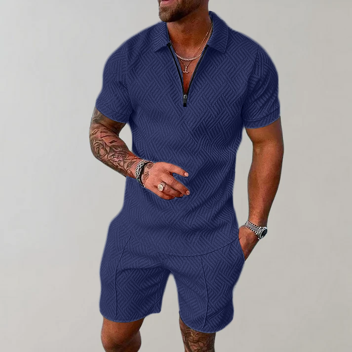 Ashton | Stylish Casual Polo Shirt and Shorts Set